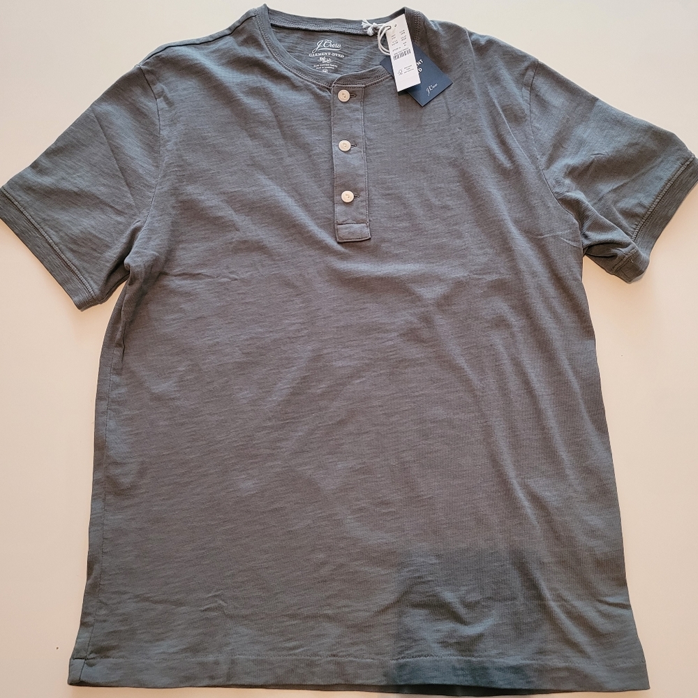 NWT J. Crew Short Sleeve Henley